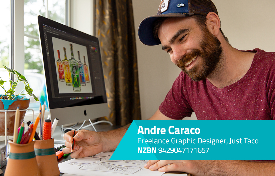 Andre Caraco, Freelance Graphic Designer, Just Taco