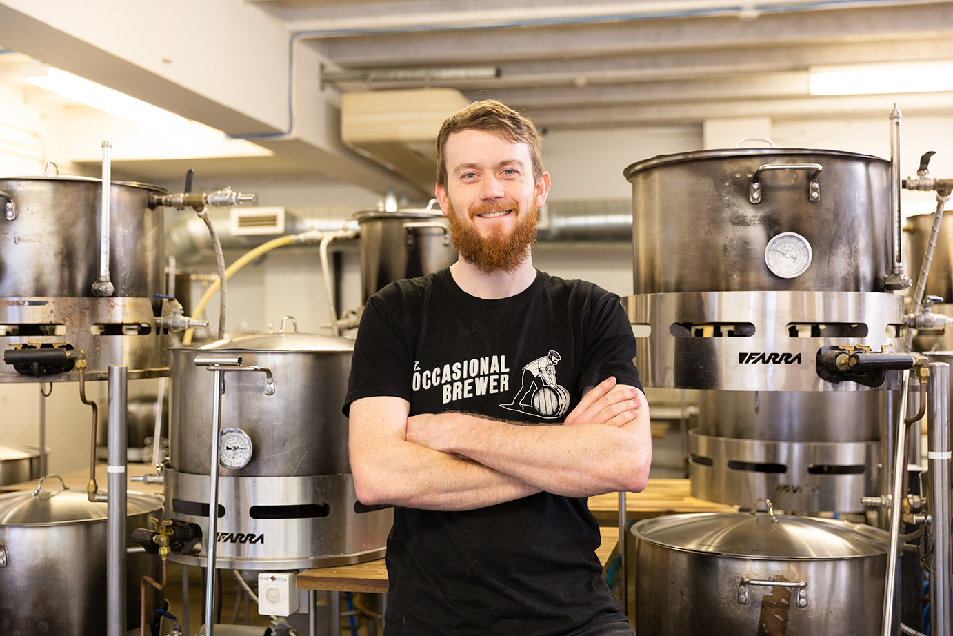 Eugene Black, General Manager of The Occasional Brewer.